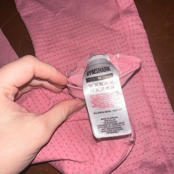 Gymshark Pink High-Waisted Leggings - Picture 9 of 11